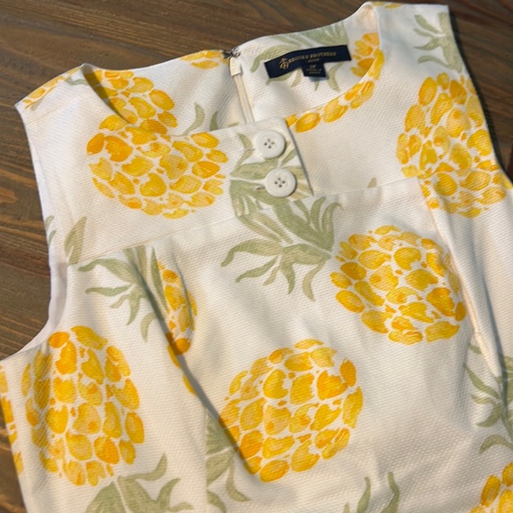 Brooks Brothers Pineapple Dress 2Petite - Picture 2 of 8